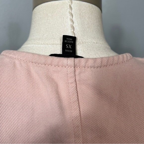 BANANA REPUBLIC Utility Summer Belted Dress 100% Cotton in Pink Size XS - Picture 7 of 10